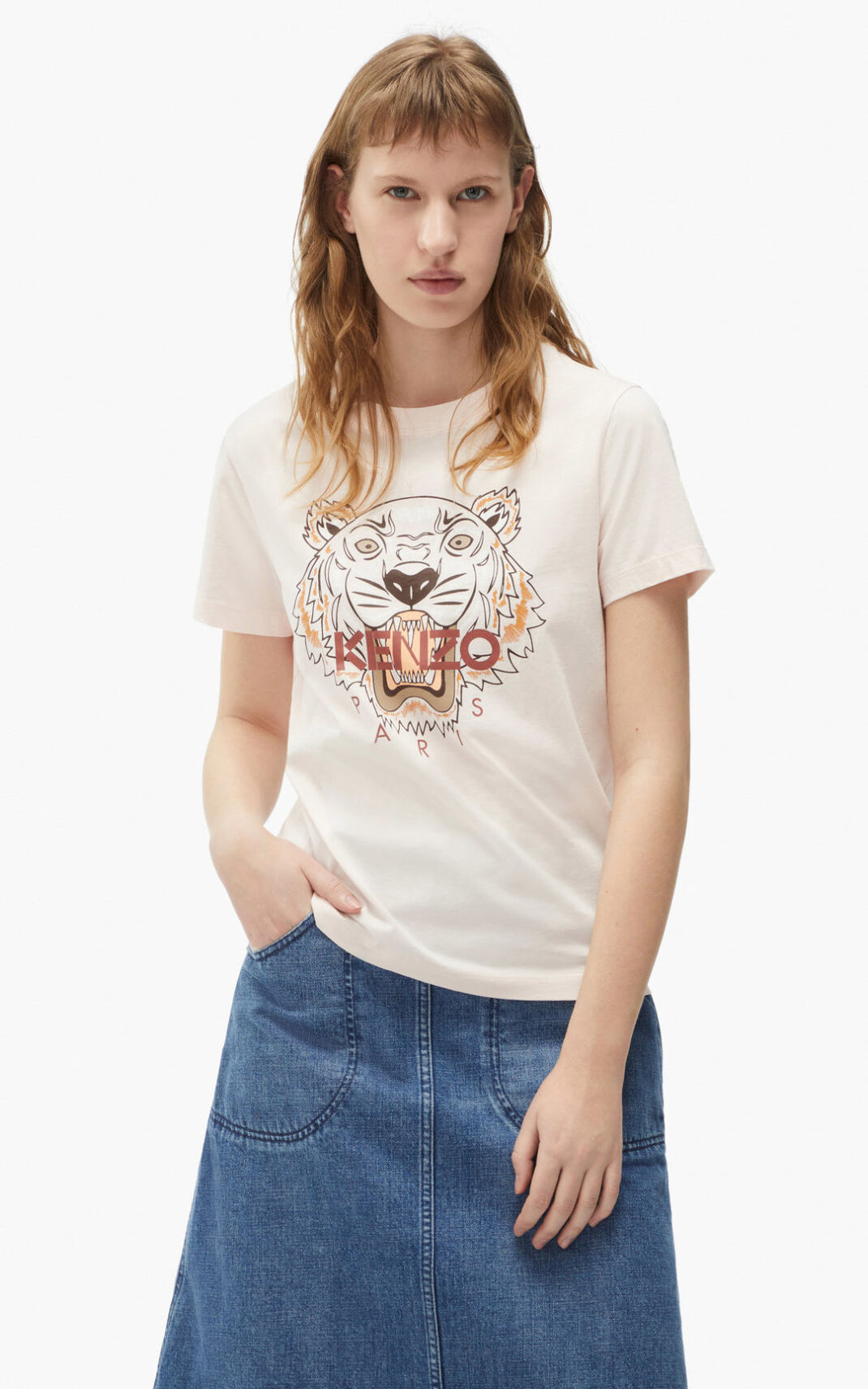 Kenzo Tiger Ženska Majice Roza SI-7995051